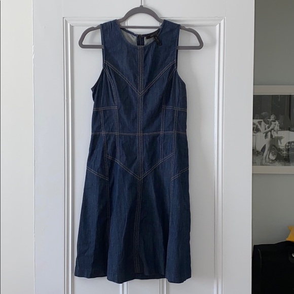 bcbg denim dress